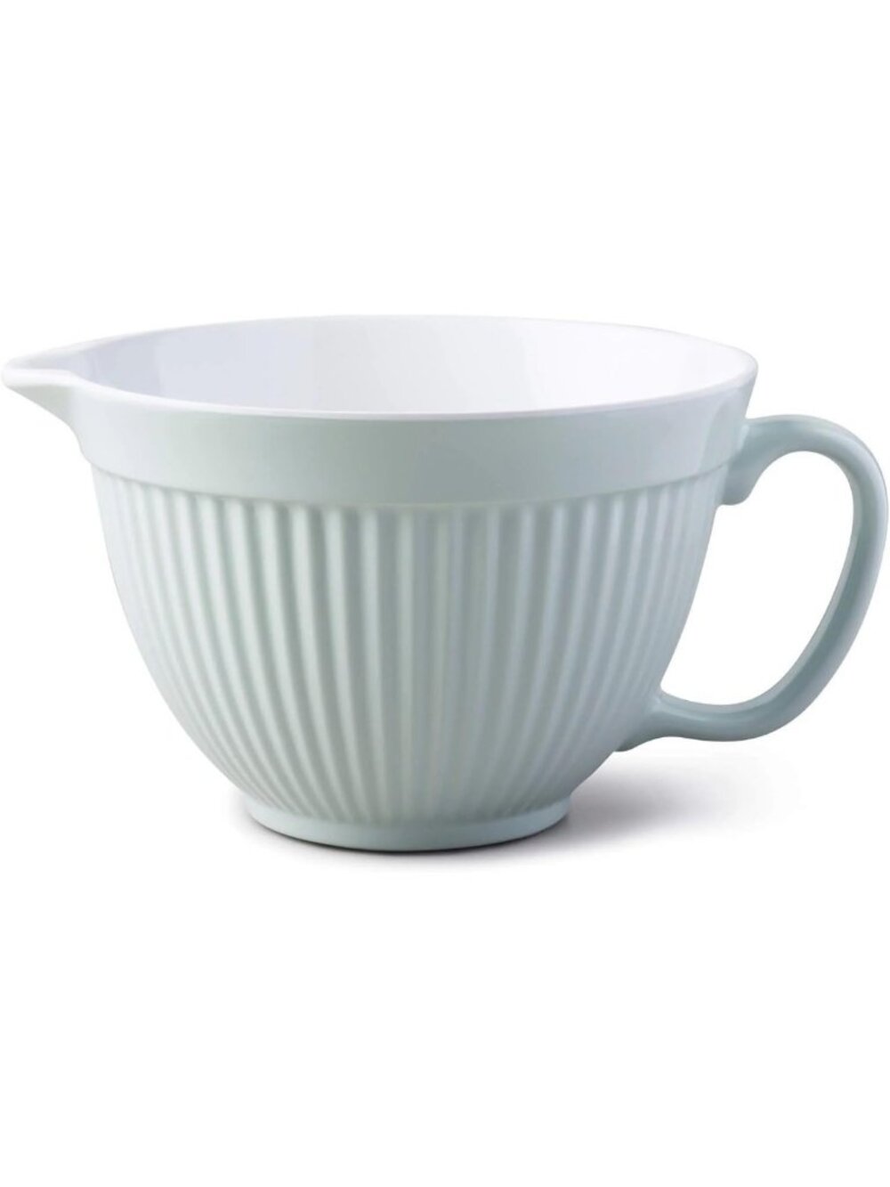 Sage Green Mixing Bowl & Batter Jug - Versatile Kitchen Essential for Baking